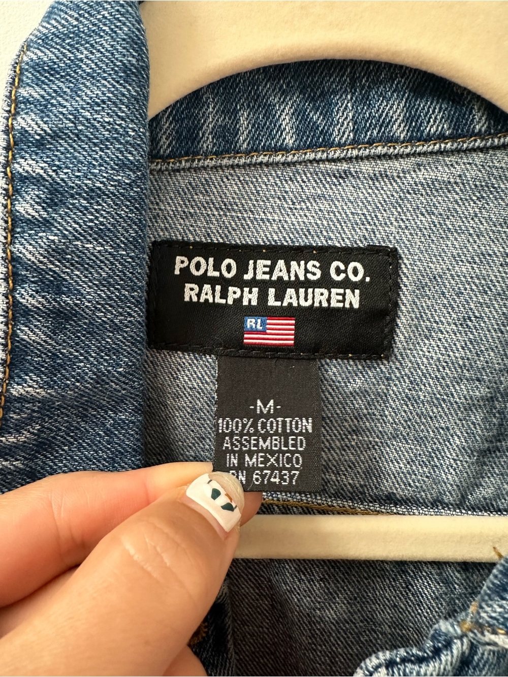Polo by Ralph Lauren Classic Blue Denim Jacket - Picture 2 of 4